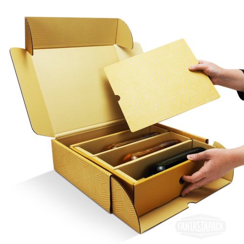 Three Bottle Wine Shipper