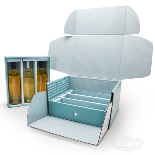 Six Bottle Wine Shipper