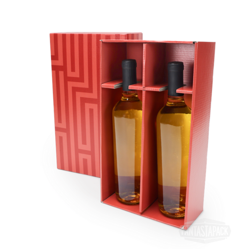 Two Bottle Wine Display Gift Box