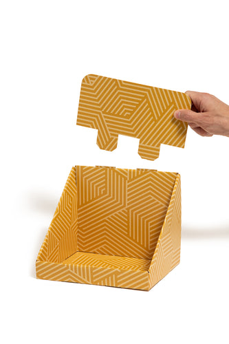 Retail Counter Display - Square Header