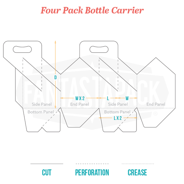 4 Pack Bottle Carrier