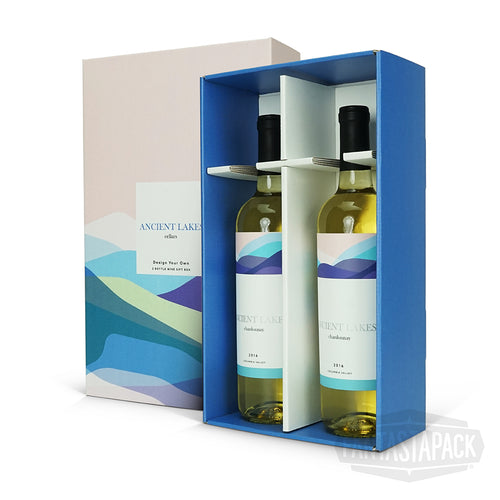Two Bottle Wine Display Gift Box