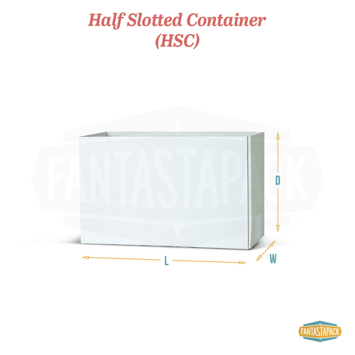 Half Slotted Container
