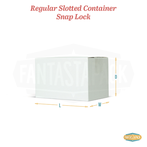 Regular Slotted Container - Snap Lock Bottom