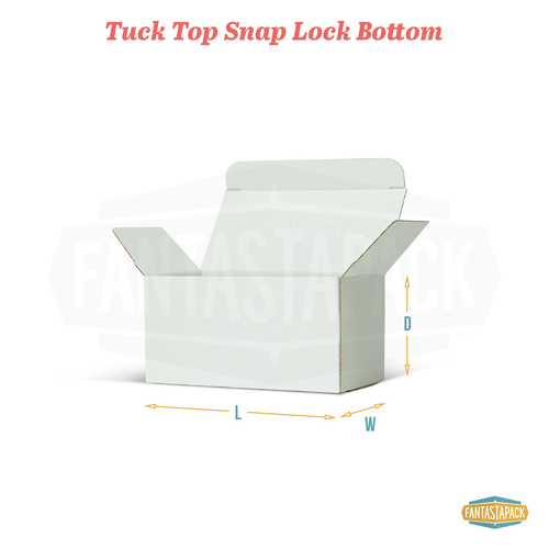 Tuck Top Snap Lock Bottom