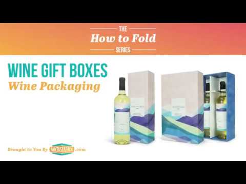 Two Bottle Wine Display Gift Box